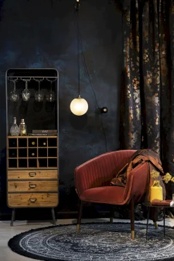 New Dutchbone Bulan Wandlamp Black, Brass