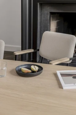 Online Studio HENK Butterfly Black Eettafel Naturel