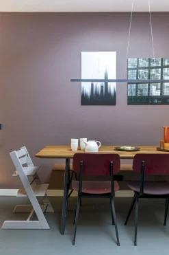 Online Studio HENK Butterfly Black Eettafel Naturel