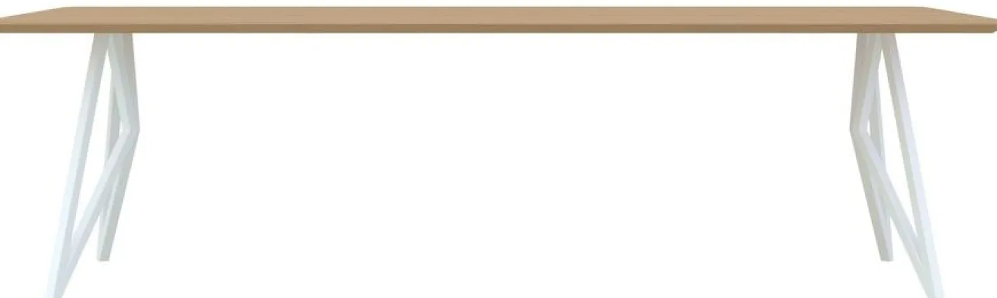 Discount Studio HENK Butterfly White Eettafel Naturel