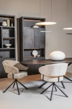Clearance Eijerkamp Collectie Camille Eetkamerstoel Taupe, Grijs