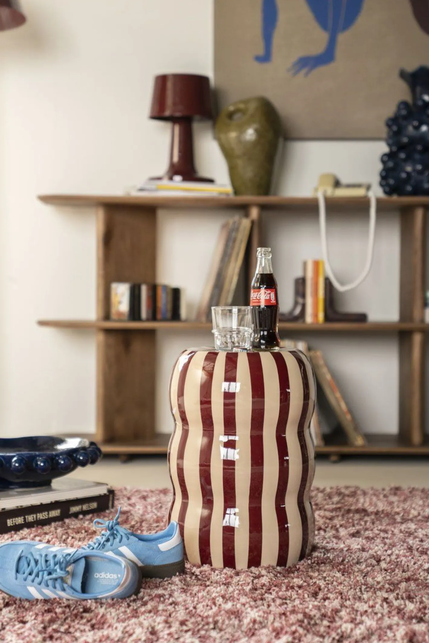 Hot By Boo Candice Bijzettafel Beige, Burgundy