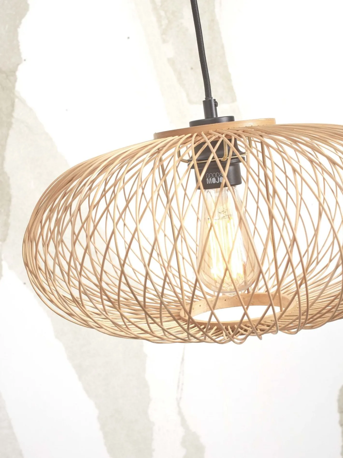 Hot Good&Mojo Cango Hanglamp Natural, Black
