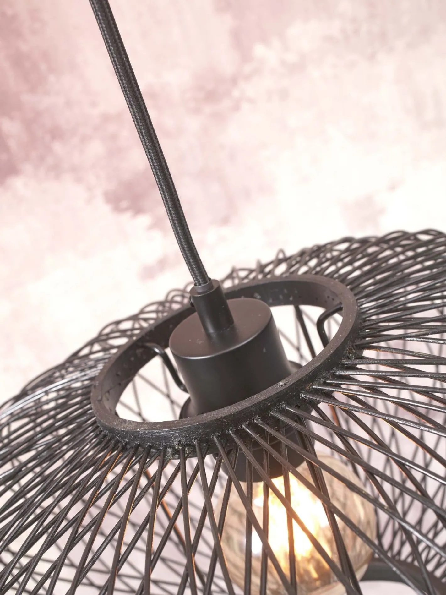 New Good&Mojo Cango Hanglamp Black, Natural