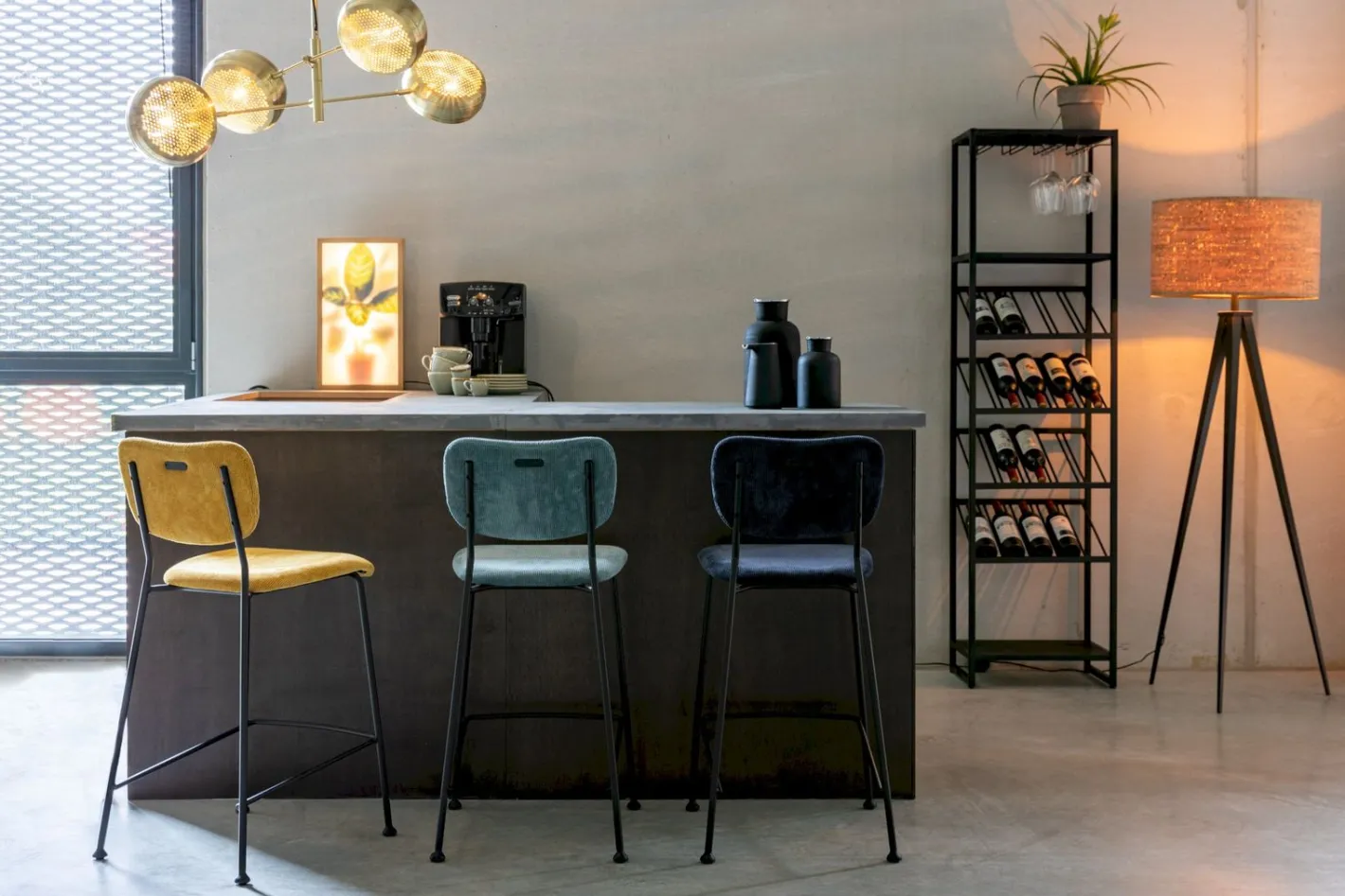 Discount Zuiver Cantor S Wijnrek Black