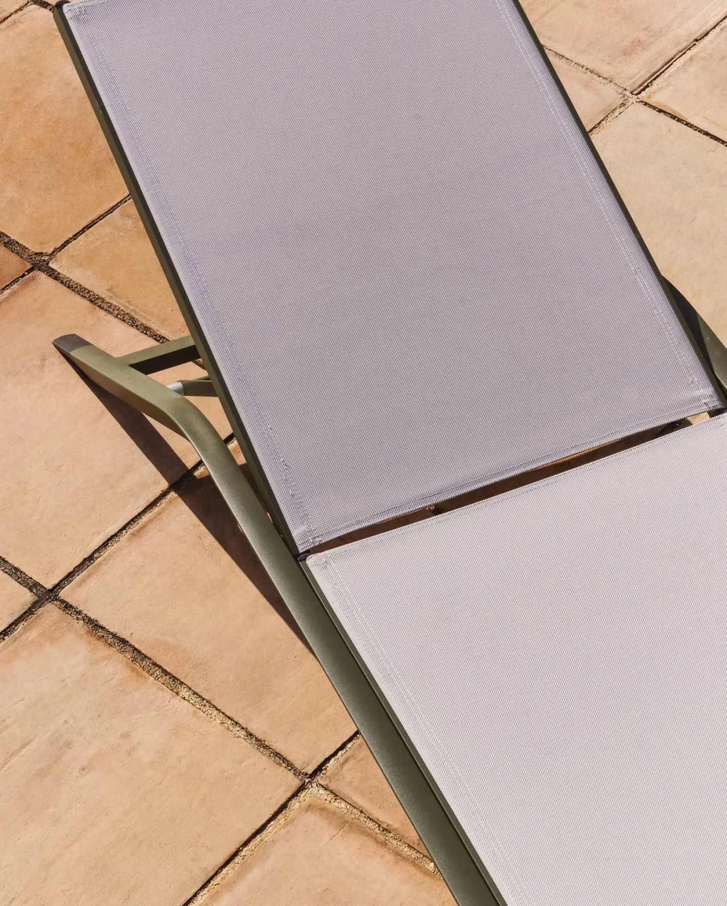 Hot Kave Home Capraia Ligstoel Groen, Wit