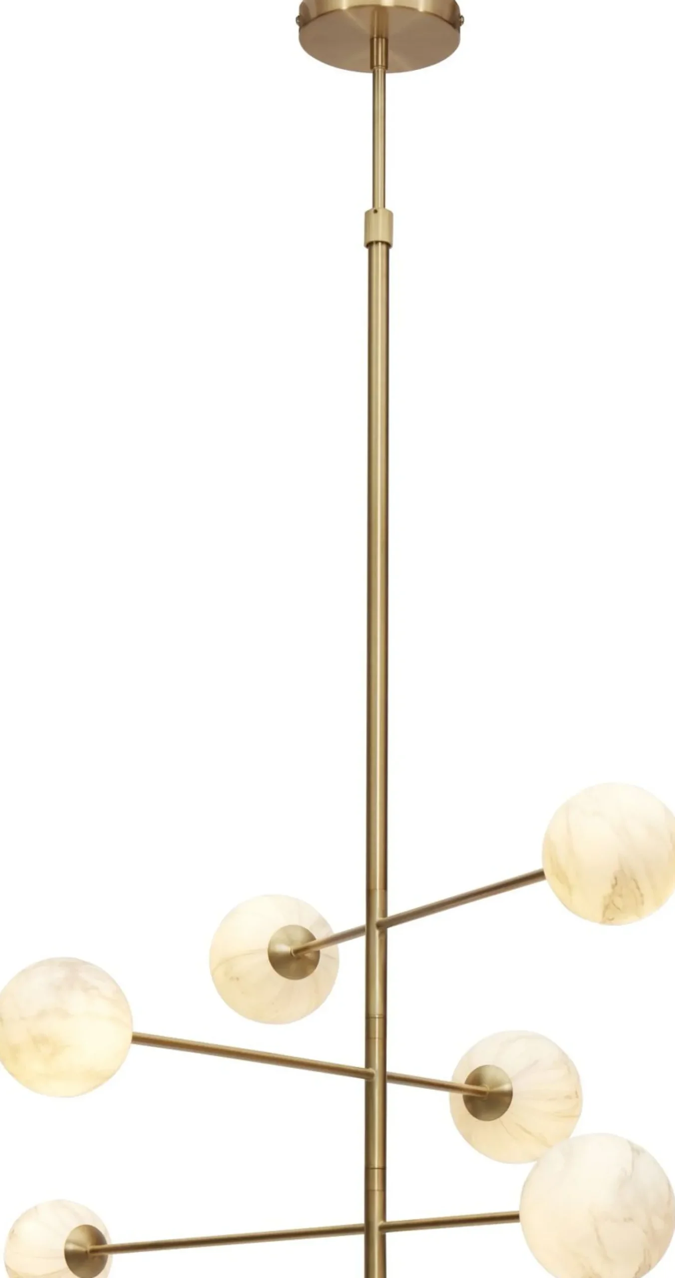 Best It's about RoMi Carrara 3-arm Hanglamp White marble, Gold