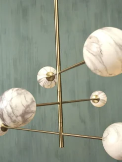 Best It's about RoMi Carrara 3-arm Hanglamp White marble, Gold