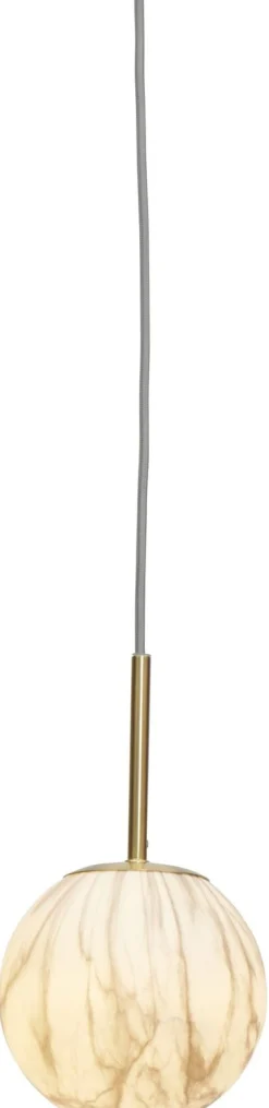 Discount It's about RoMi Carrara Bol Hanglamp White marble, Gold