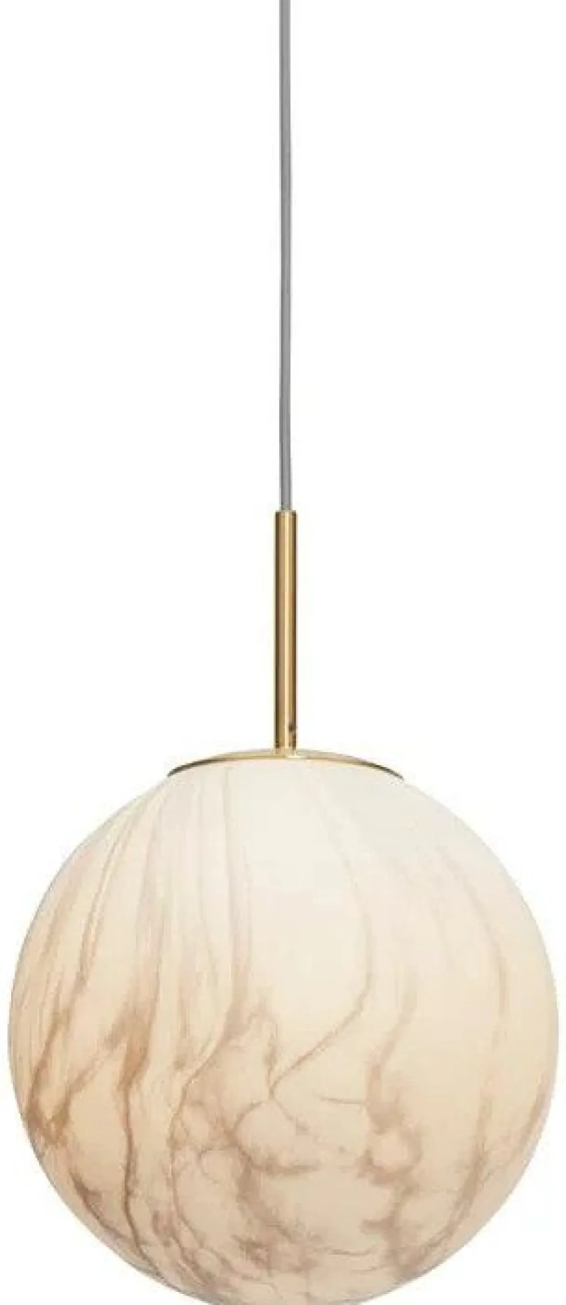 Discount It's about RoMi Carrara Bol Hanglamp White marble, Gold