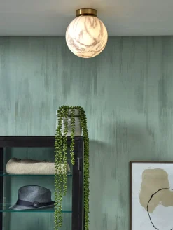 Hot It's about RoMi Carrara Plafondlamp White marble, Gold