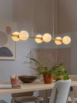 New It's about RoMi Carrara Recht Hanglamp White marble, Gold