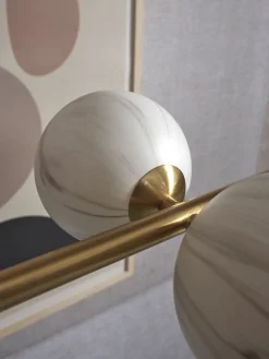 New It's about RoMi Carrara Recht Hanglamp White marble, Gold