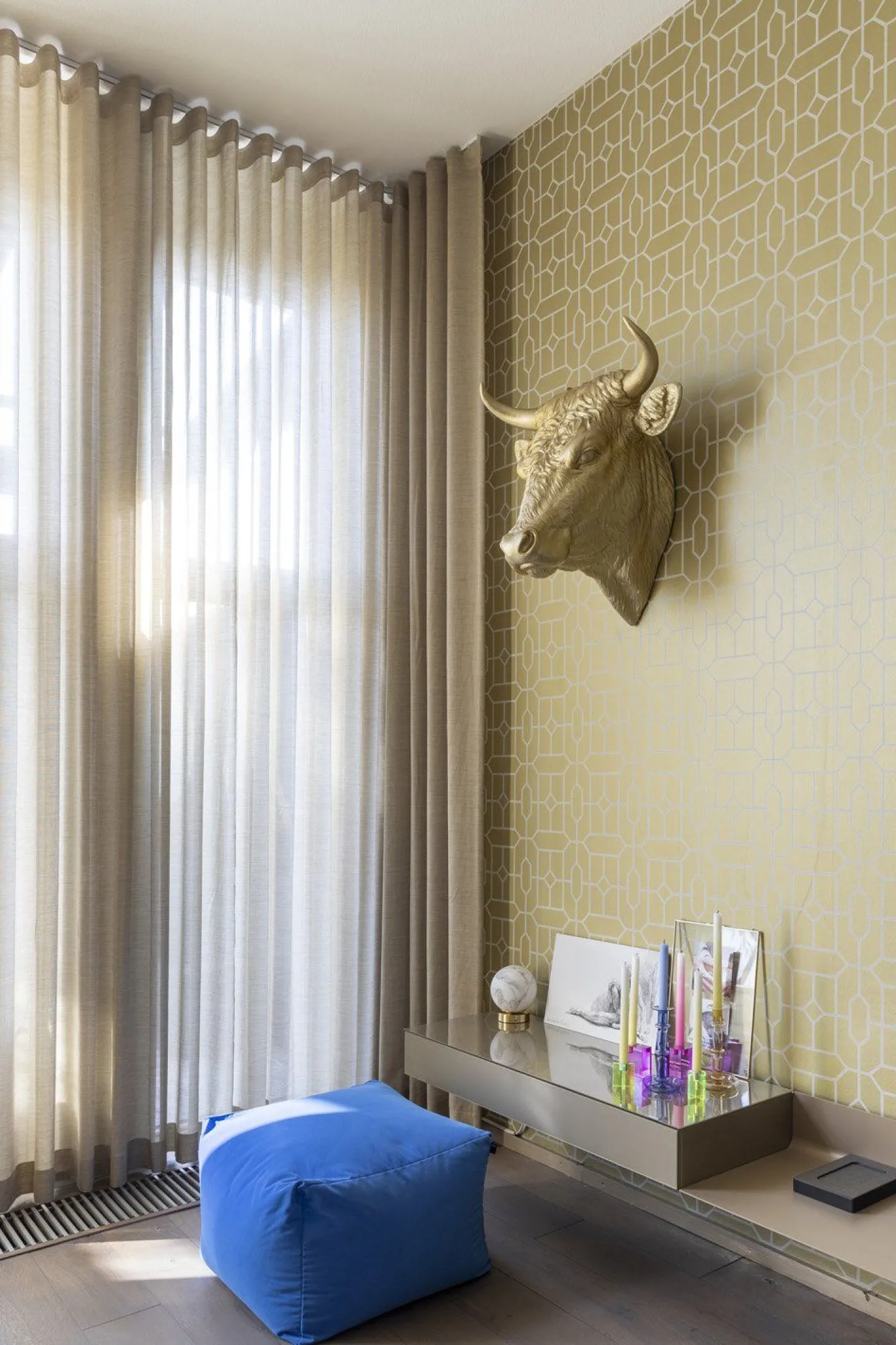 Clearance It's about RoMi Carrara Tafellamp White marble, Gold