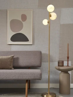 Hot It's about RoMi Carrara Vloerlamp White marble, Gold