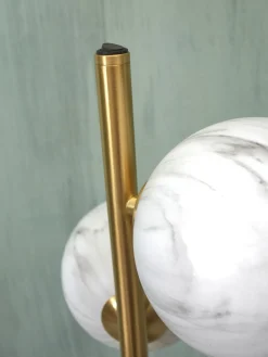 Hot It's about RoMi Carrara Vloerlamp White marble, Gold