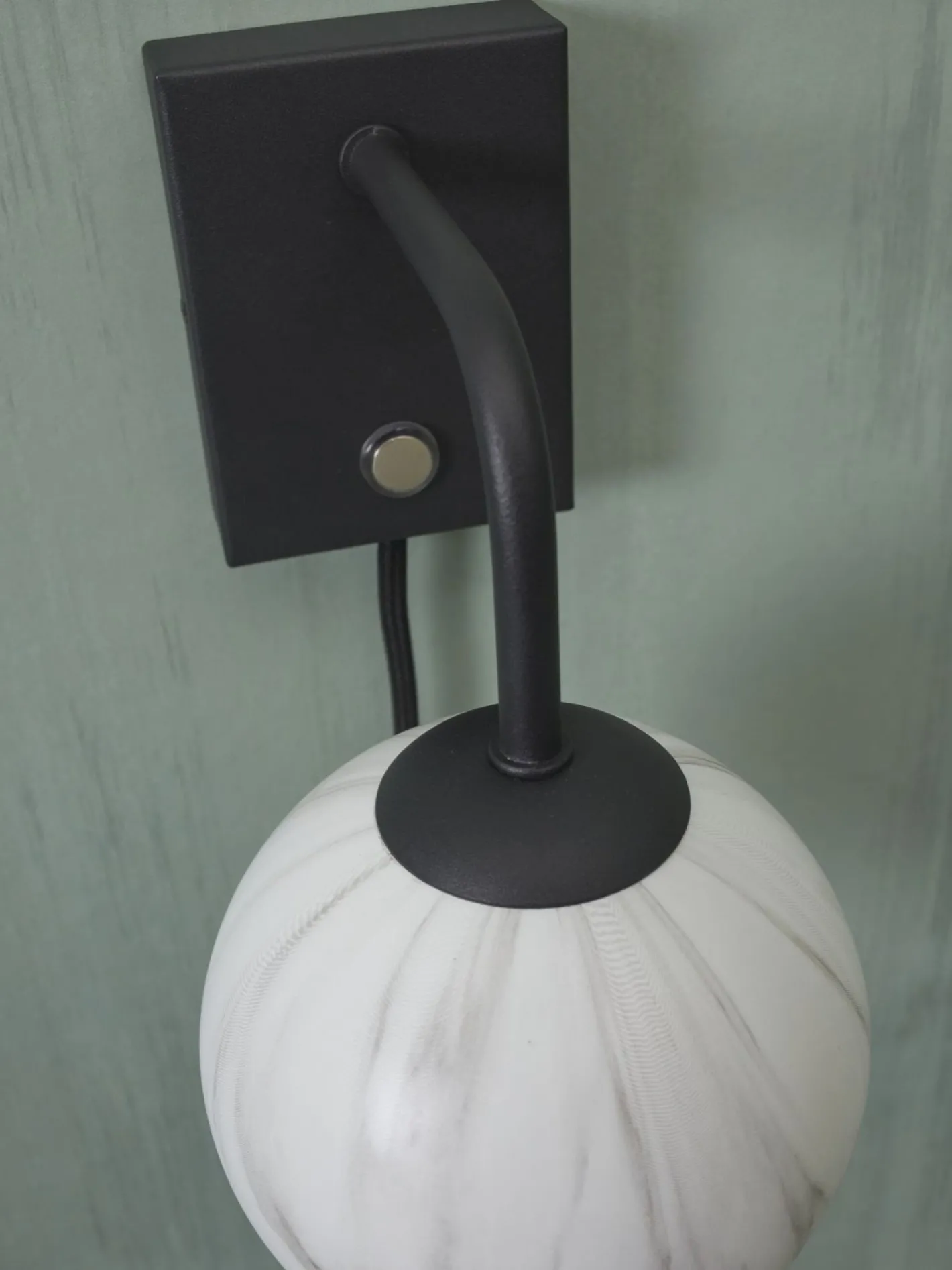 Online It's about RoMi Carrara Wandlamp White marble, Black