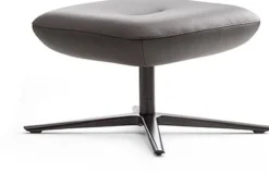 Outlet Leolux Caruzzo Fine Poef Grijs