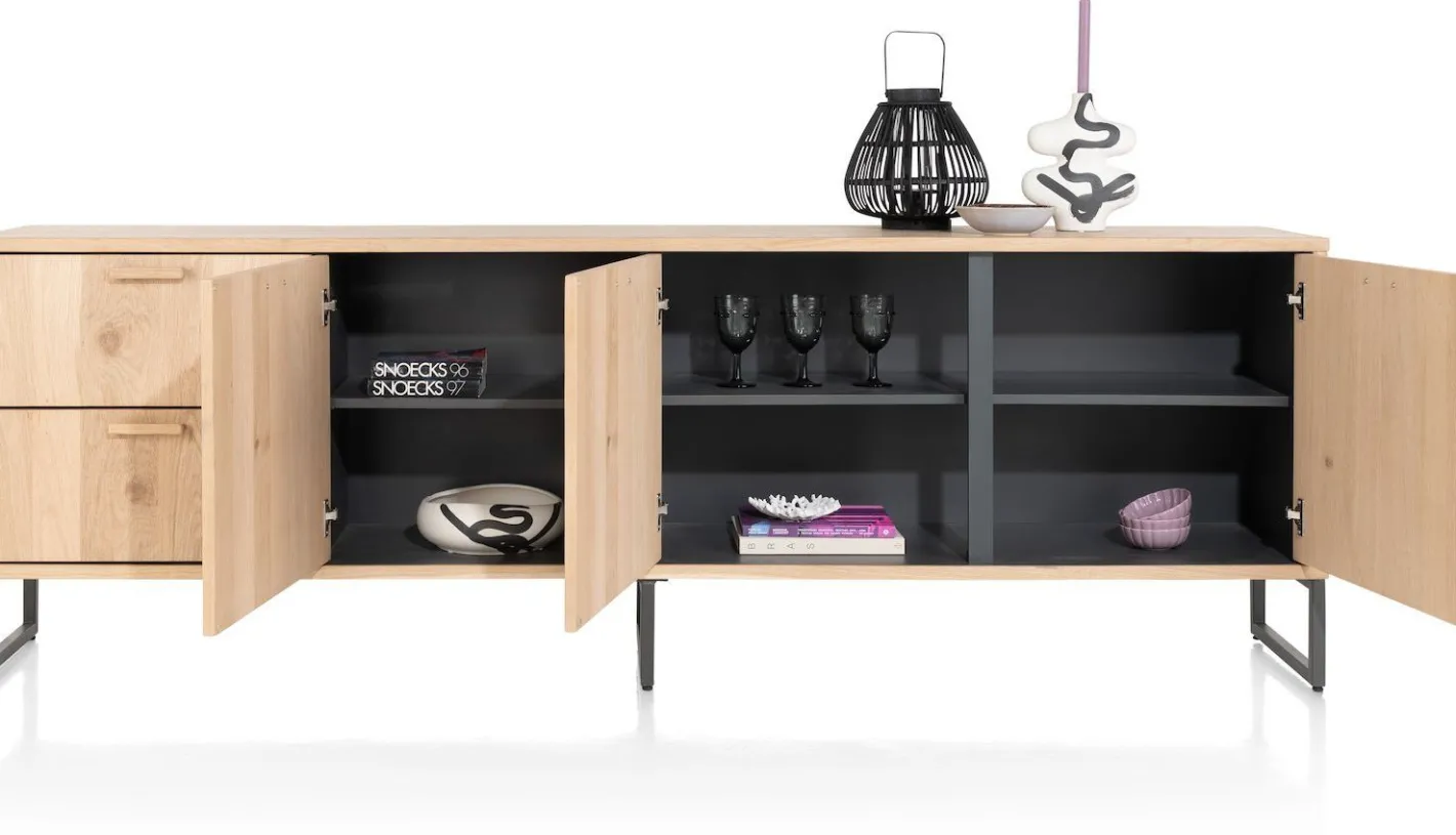 Clearance Henders en Hazel Castello Dressoir Sand oak