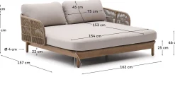 Sale Kave Home Catalina Ligbed Beige, Bruin
