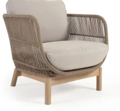 Discount Kave Home Catalina Tuinstoel Beige, Bruin