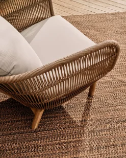 Discount Kave Home Catalina Tuinstoel Beige, Bruin