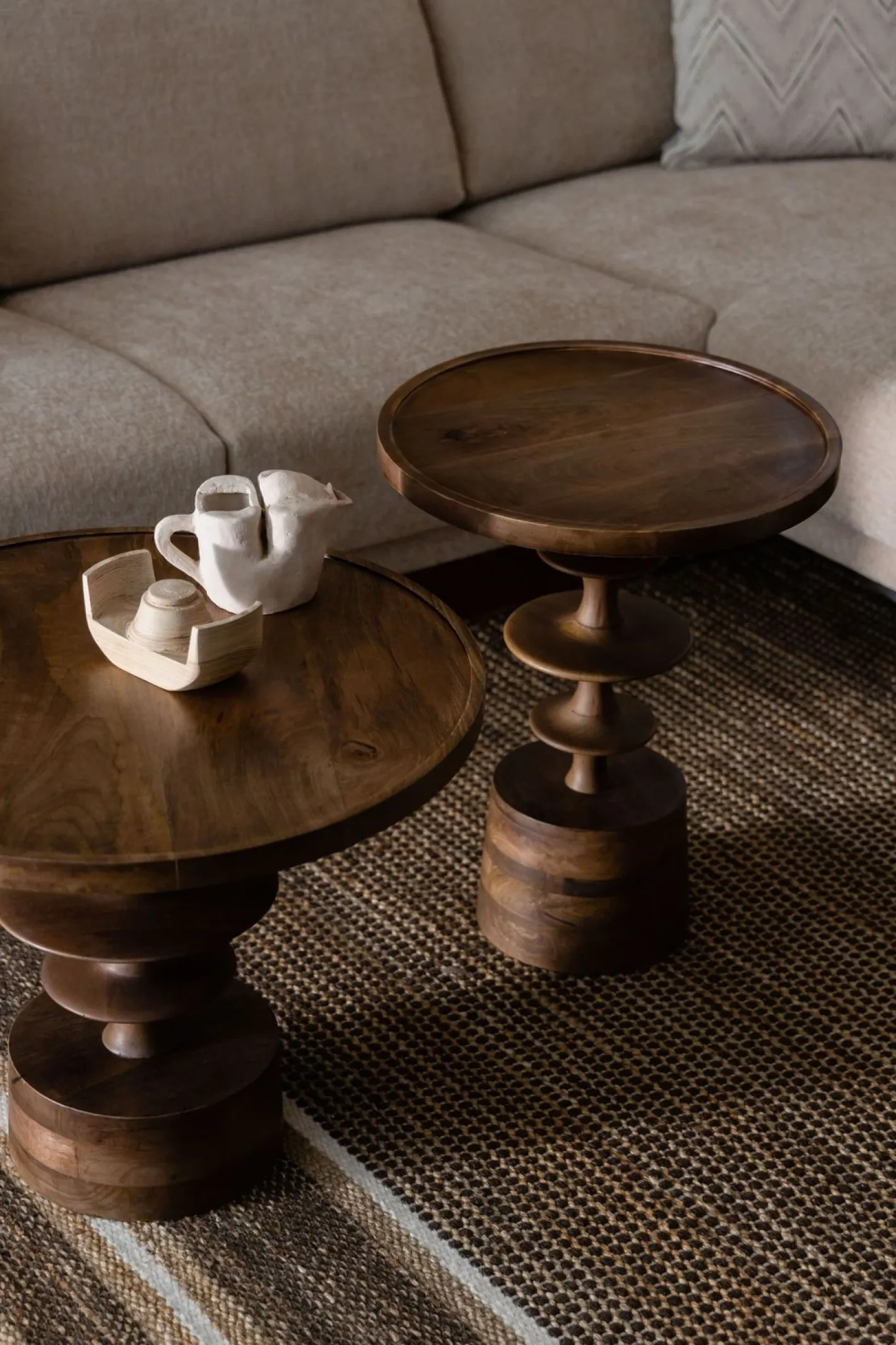 Dutchbone Cath Bijzettafel Walnut