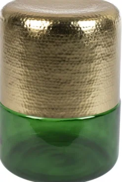 Dutchbone Cave Bijzettafel Green, Gold