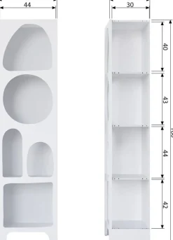 Sale WOOOD Caz Vakkenkast White