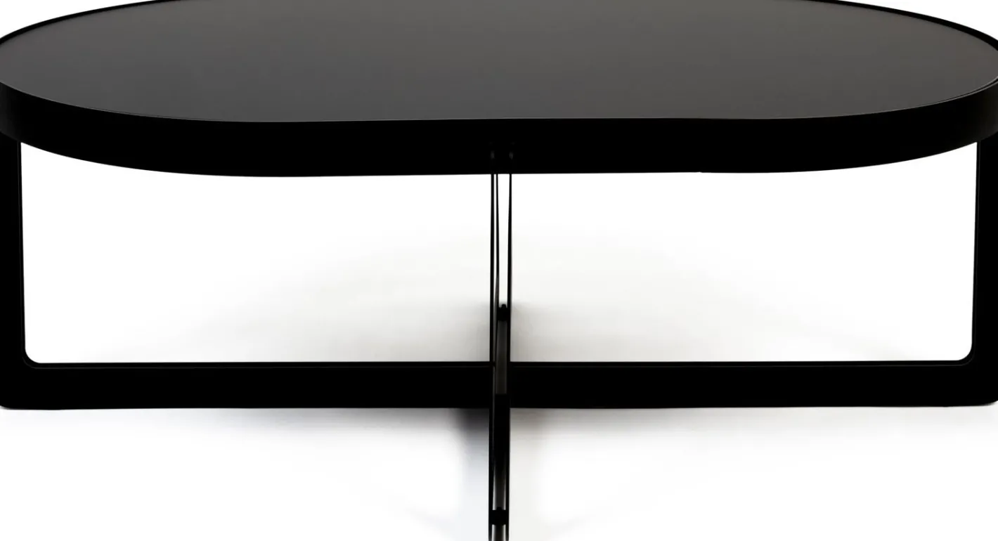 Clearance Zuiver Centre Ovaal Salontafel Zwart