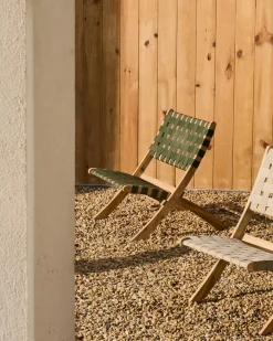 Hot Kave Home Chabeli Tuinstoel Groen, Naturel