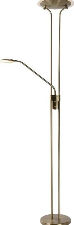 Lucide Champion-Led Vloerlamp Brons