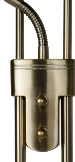 Lucide Champion-Led Vloerlamp Brons