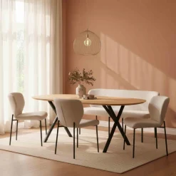 Outlet Eijerkamp Collectie Charles Eetkamerbank Beige