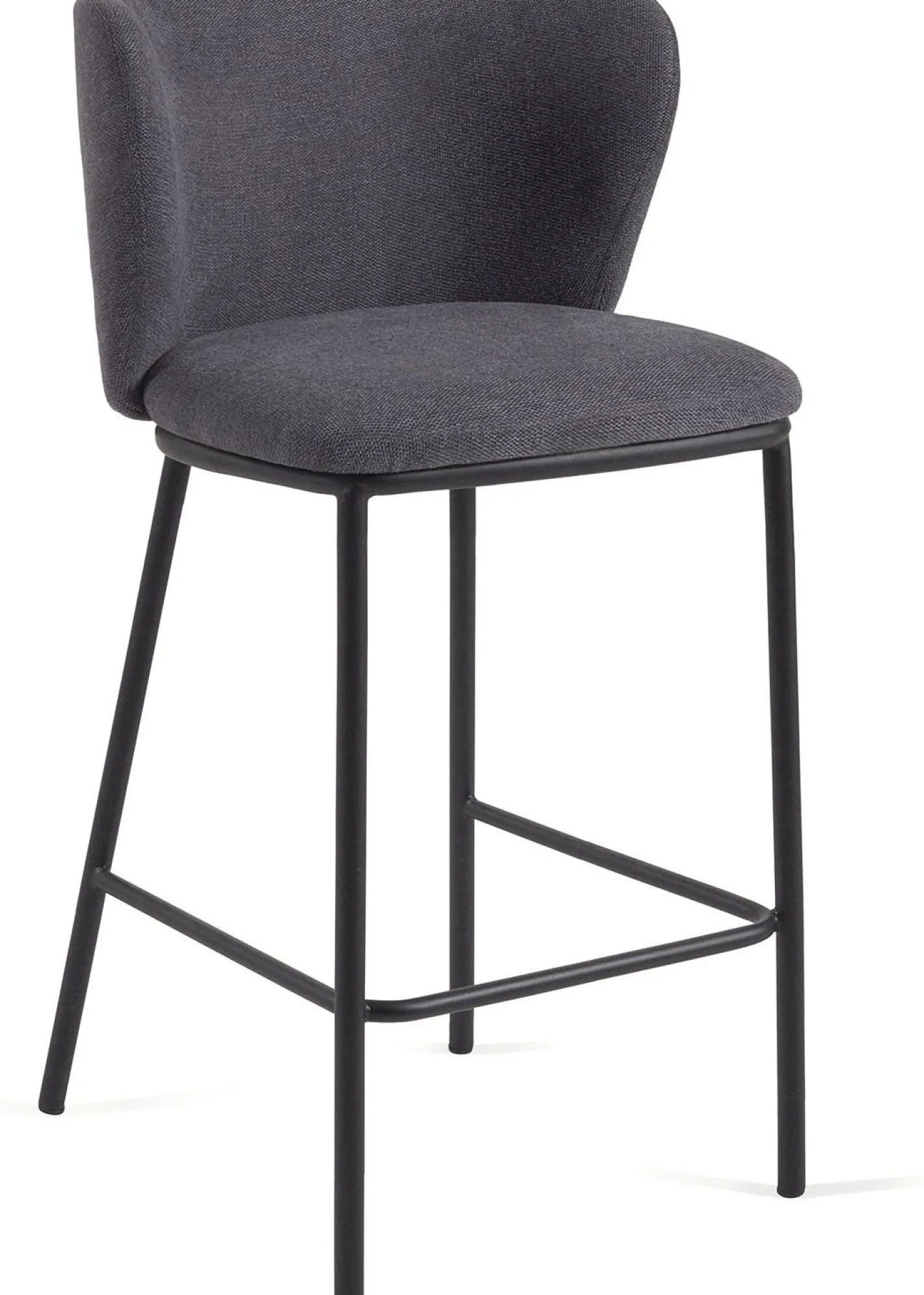 Discount Kave Home Ciselia Barstoel Donkergrijs