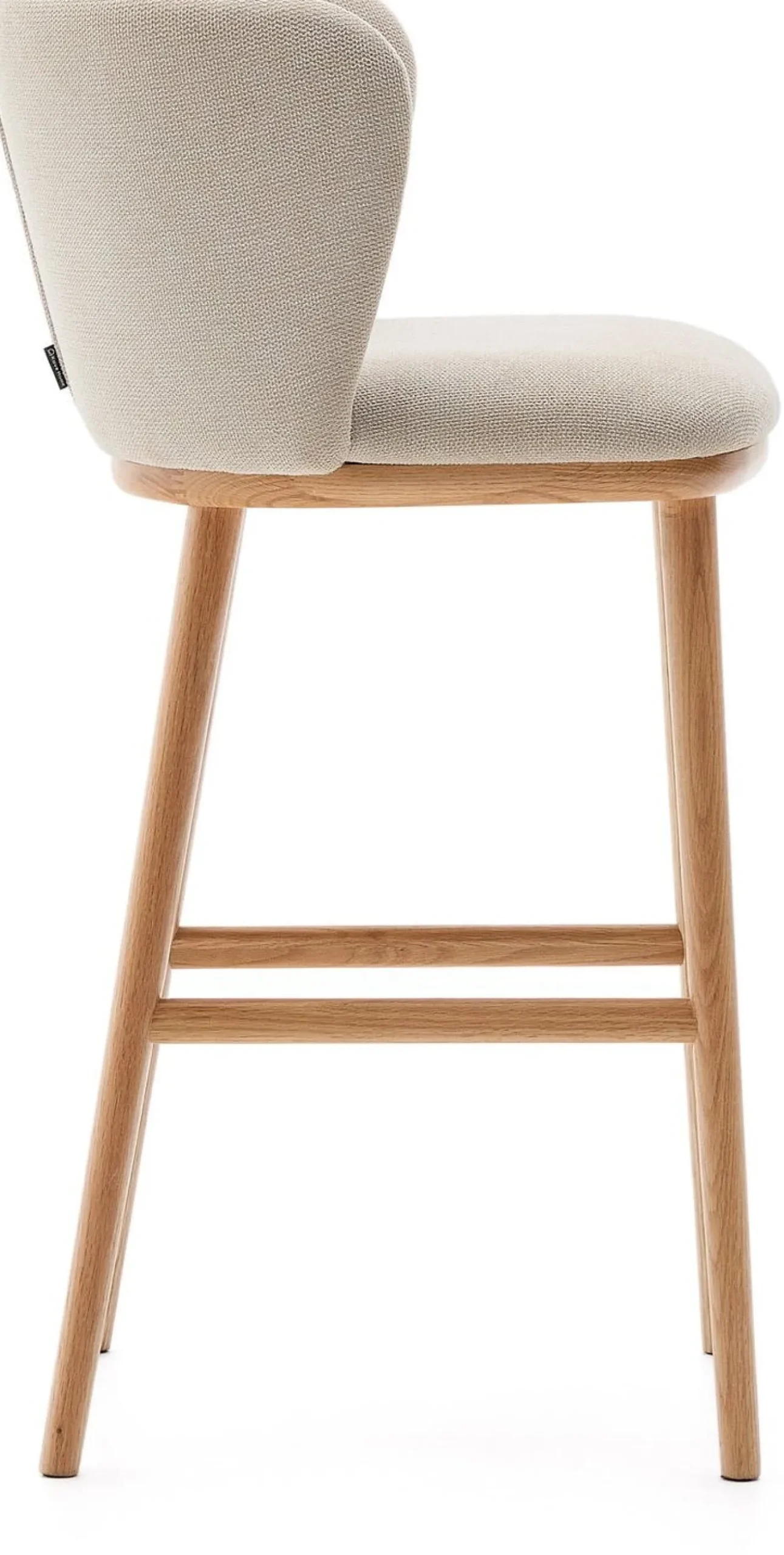 Outlet Kave Home Ciselia Barstoel Beige, Naturel