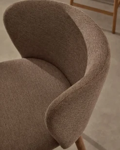 New Kave Home Ciselia Barstoel Bruin