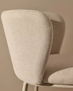 Best Kave Home Ciselia Hoog Barstoel Beige