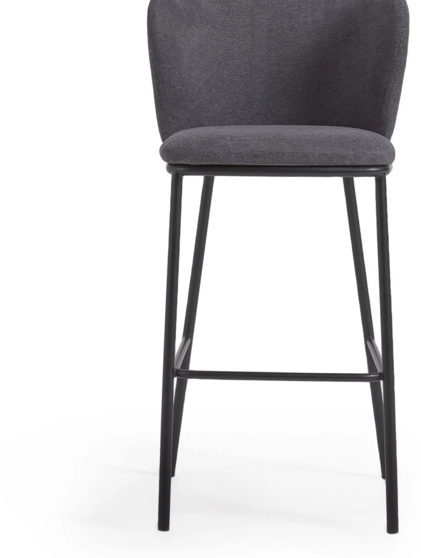New Kave Home Ciselia Hoog Barstoel Donkergrijs