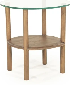 Online Eleonora Cleo Bijzettafel Lichtbruin