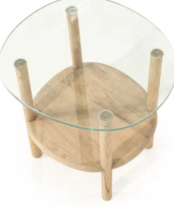 Eleonora Cleo Bijzettafel Naturel