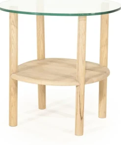 Eleonora Cleo Bijzettafel Naturel