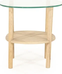Eleonora Cleo Bijzettafel Naturel