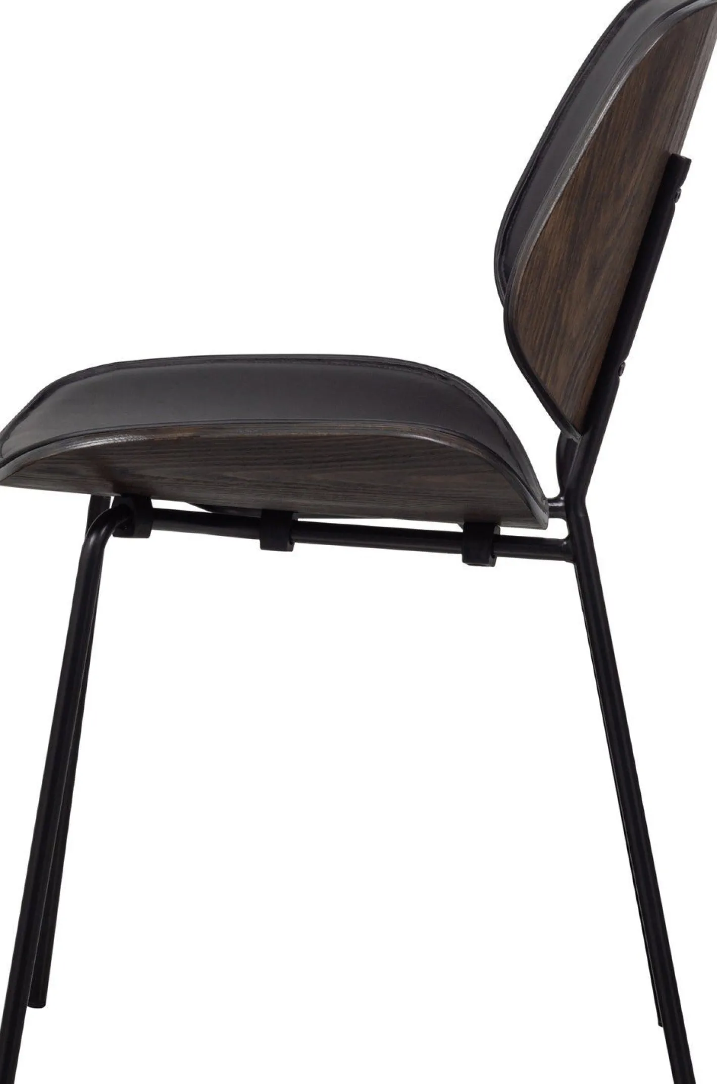 Clearance WOOOD Close In Eetkamerstoel Black