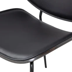 Clearance WOOOD Close In Eetkamerstoel Black