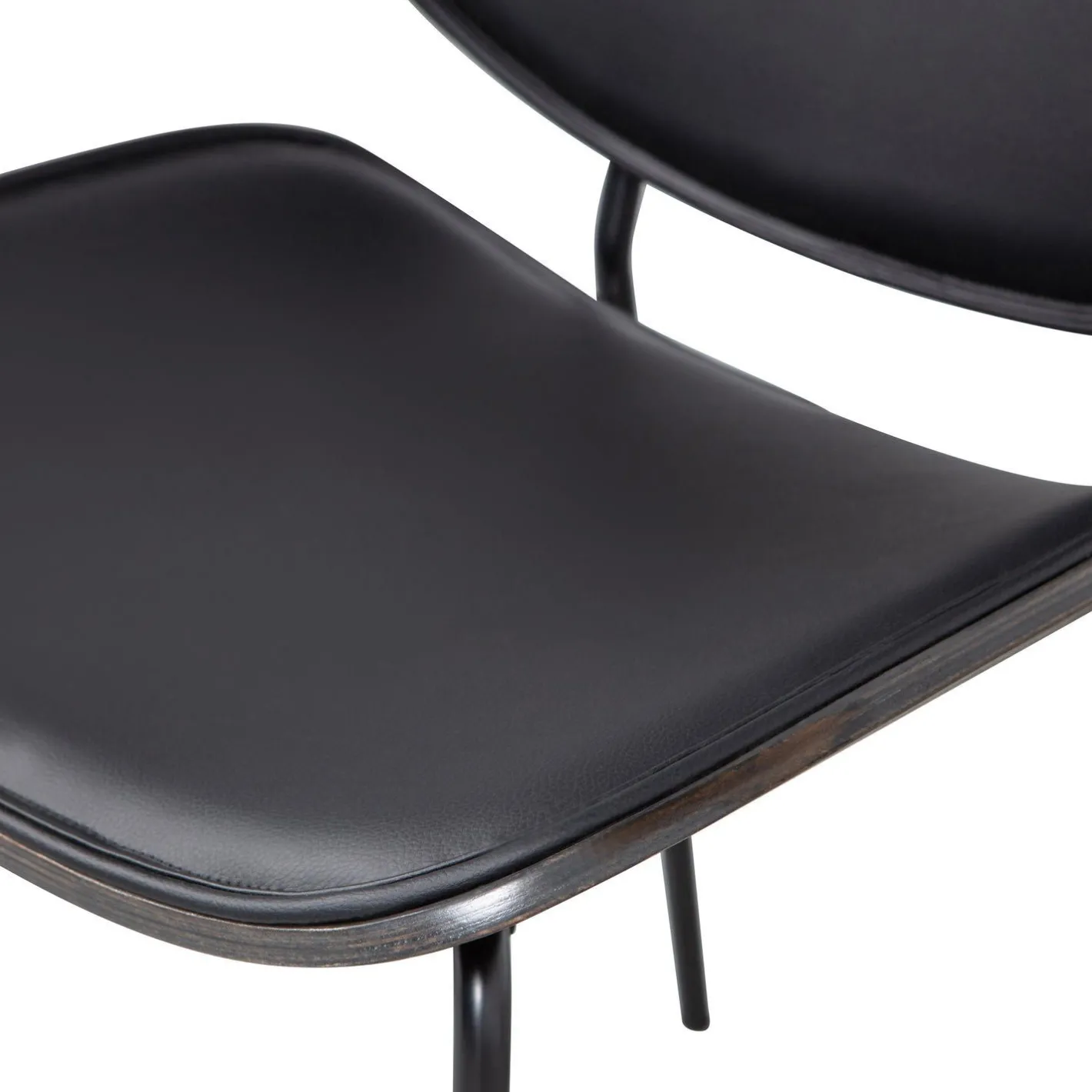 Clearance WOOOD Close In Eetkamerstoel Black