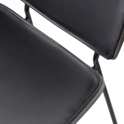 Clearance WOOOD Close In Eetkamerstoel Black