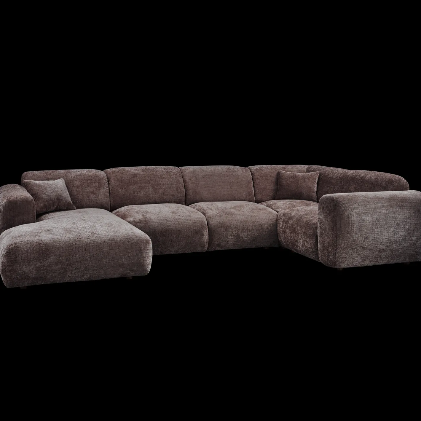 WOOOD Cloud U-bank Warm Brown