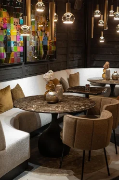 Hot Eijerkamp Collectie Coco Eettafel Coffee, Zwart