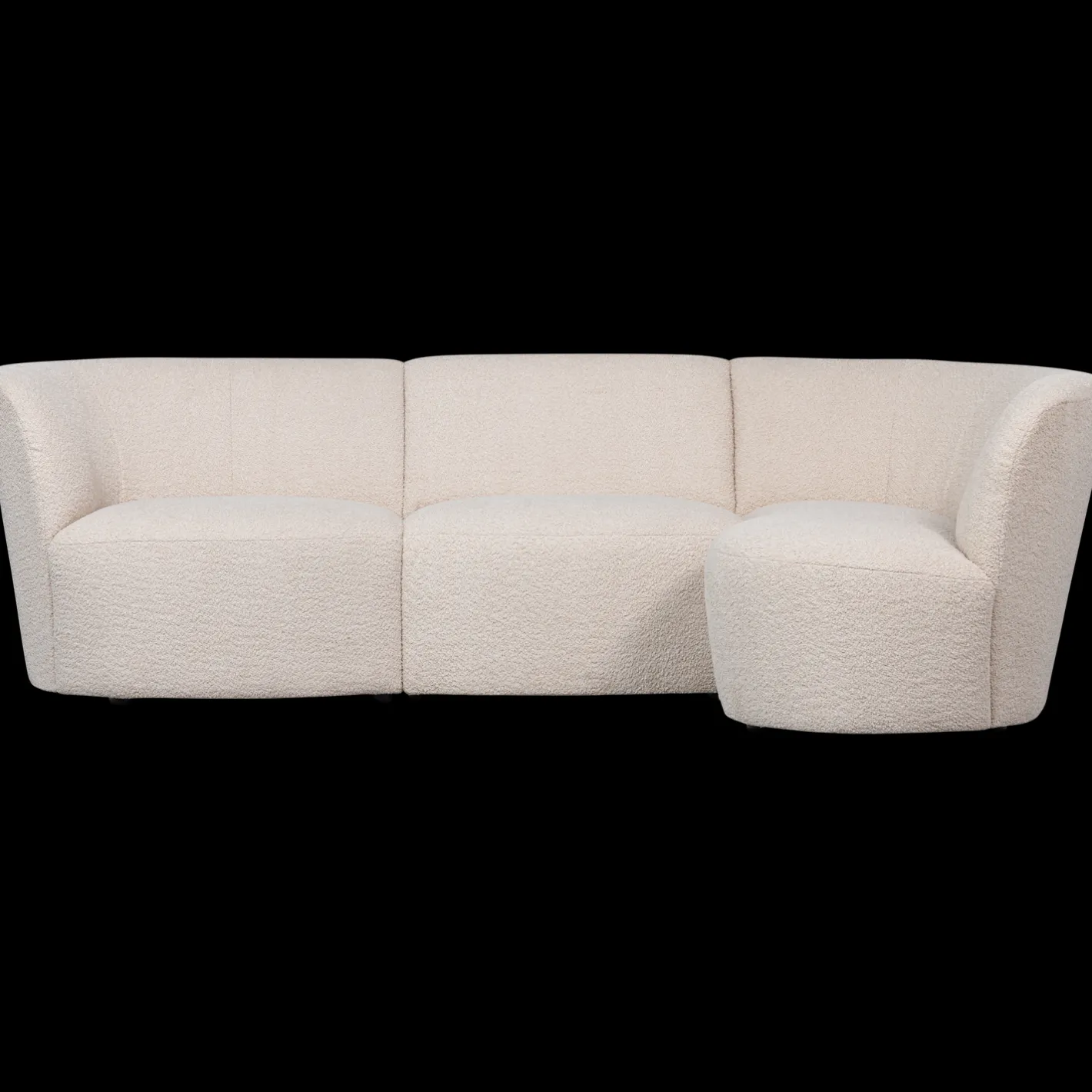 Sale WOOOD Coco Rechts Hoekbank Creme